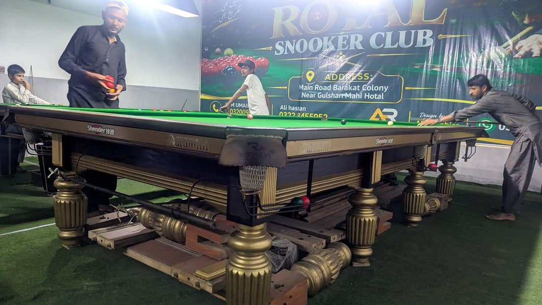 snooker table 6*12 5