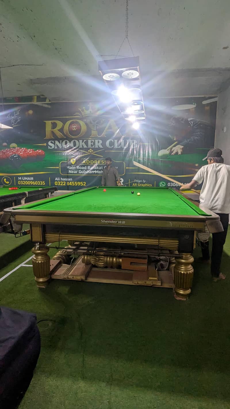 snooker table 6*12 6