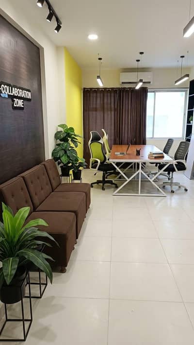 work station for 6 person and sofa set and office chairs