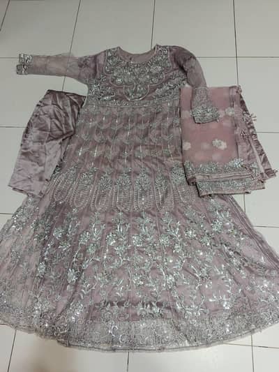 party wear hand work maxi for sale
