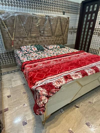 Bed and dressing table