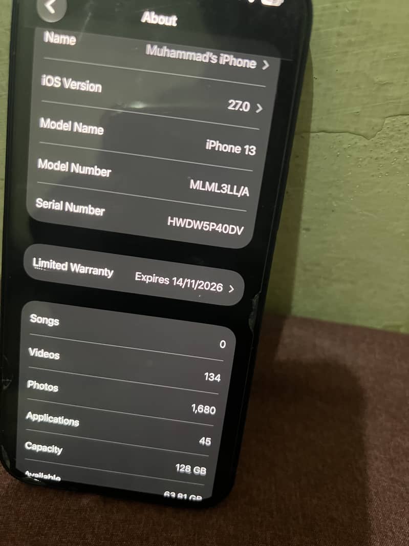Apple iPhone 13 128GB | 94% Battery Health | Official Apple Warranty 3