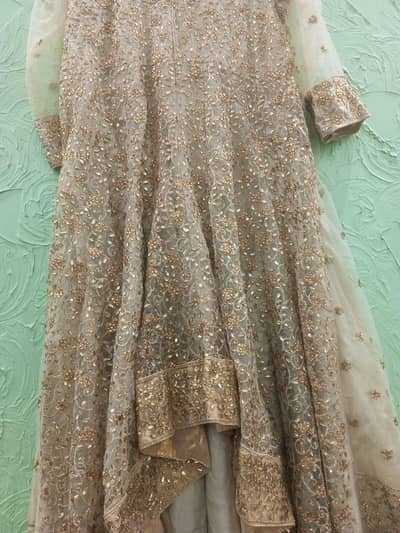 Tail frock with lengha