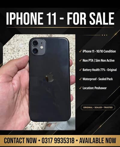 Apple iPhone 11 non PTA sim non active