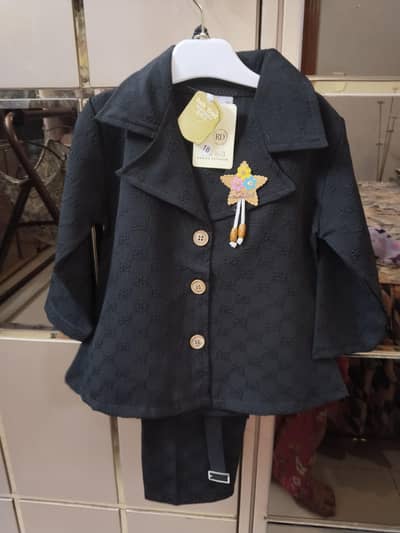 baby girl brand new 2 PC co-ord set with tags / BLACK