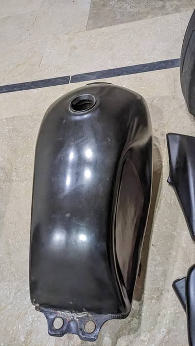 Black Matted Fuel Tank Genuine