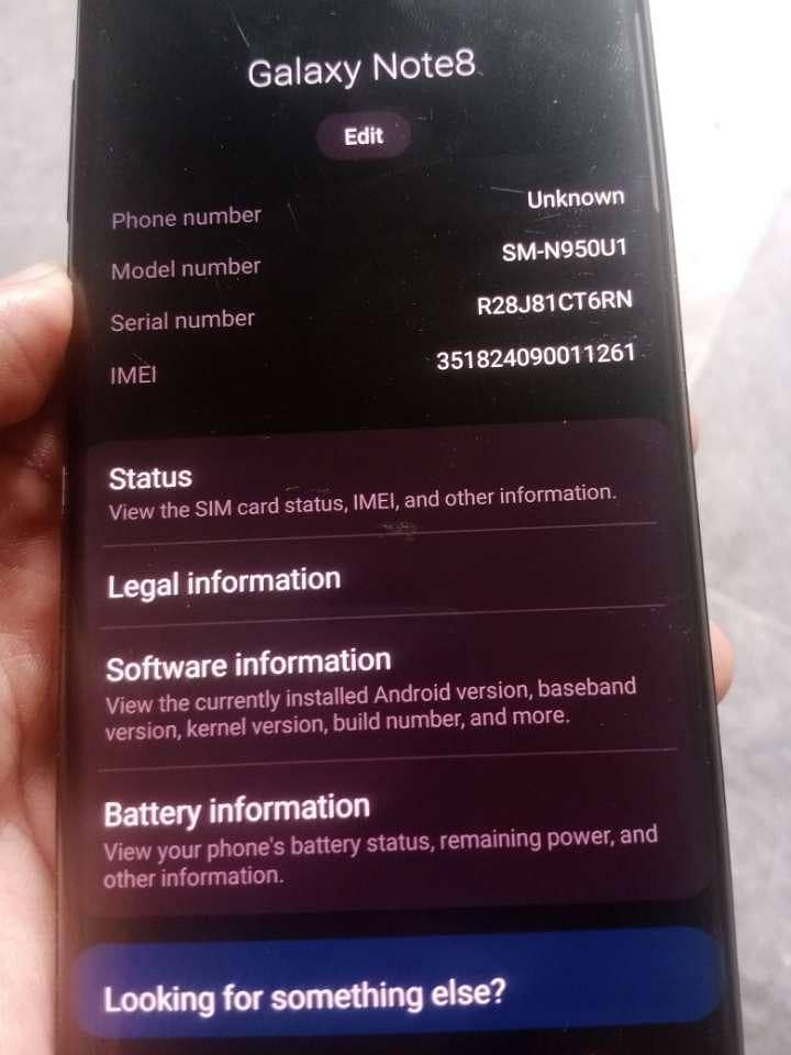 Samsung Mobile Note 8 2