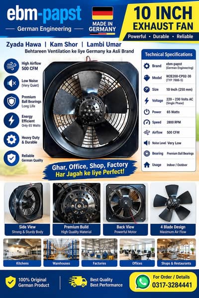 Imported Exhaust fan