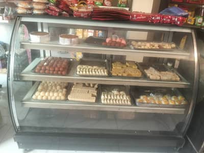 Bakery Display Counters Set (1 Chiller + 1 Simple Counter)
