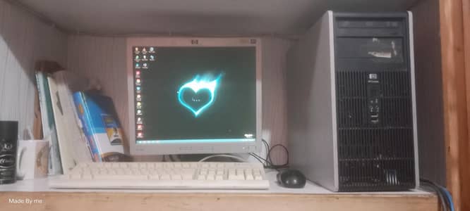 HP PC complete setup with mouse and keyboard complete working