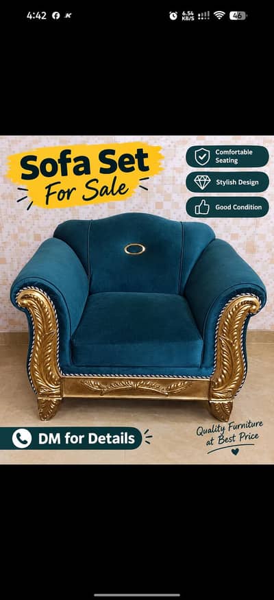 best sofa set only 4 month used