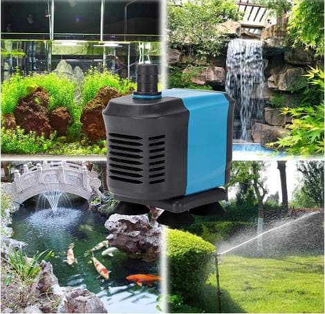 1 PCS 40W High Flow Submersible Water Pump Silent Water Change & Circulation Pump CN2500 COLOUR GREEN AND SILVER R6090