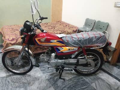 Honda CD 70 new bike 3800 chali h