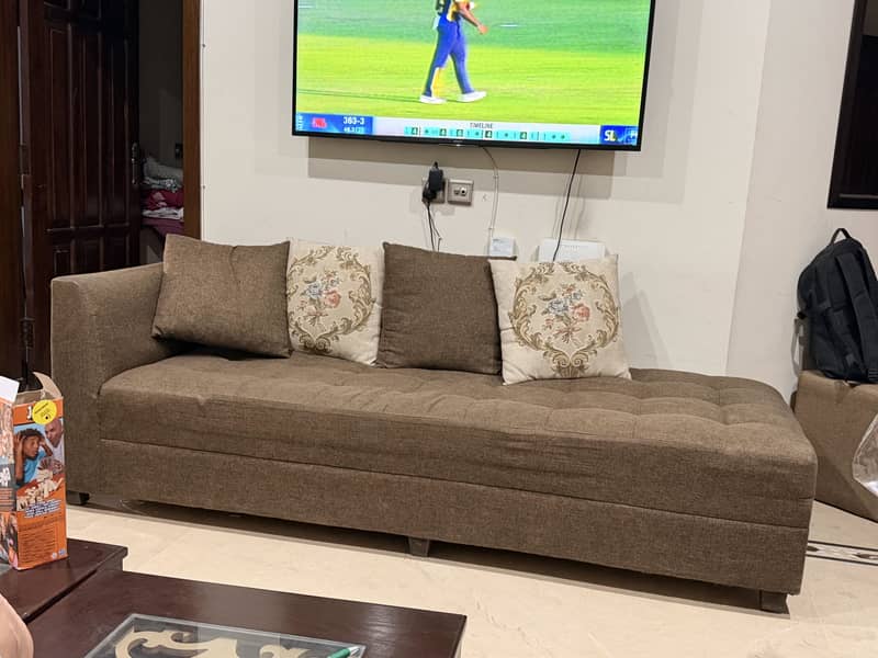Sofa Set for Sale with one Stool 0