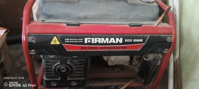 firman generator 3.5 kv