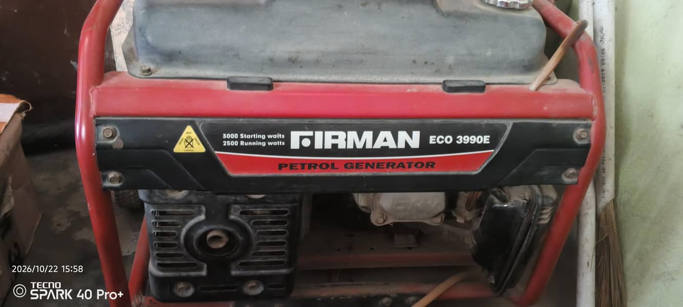 firman generator 3.5 kv 0