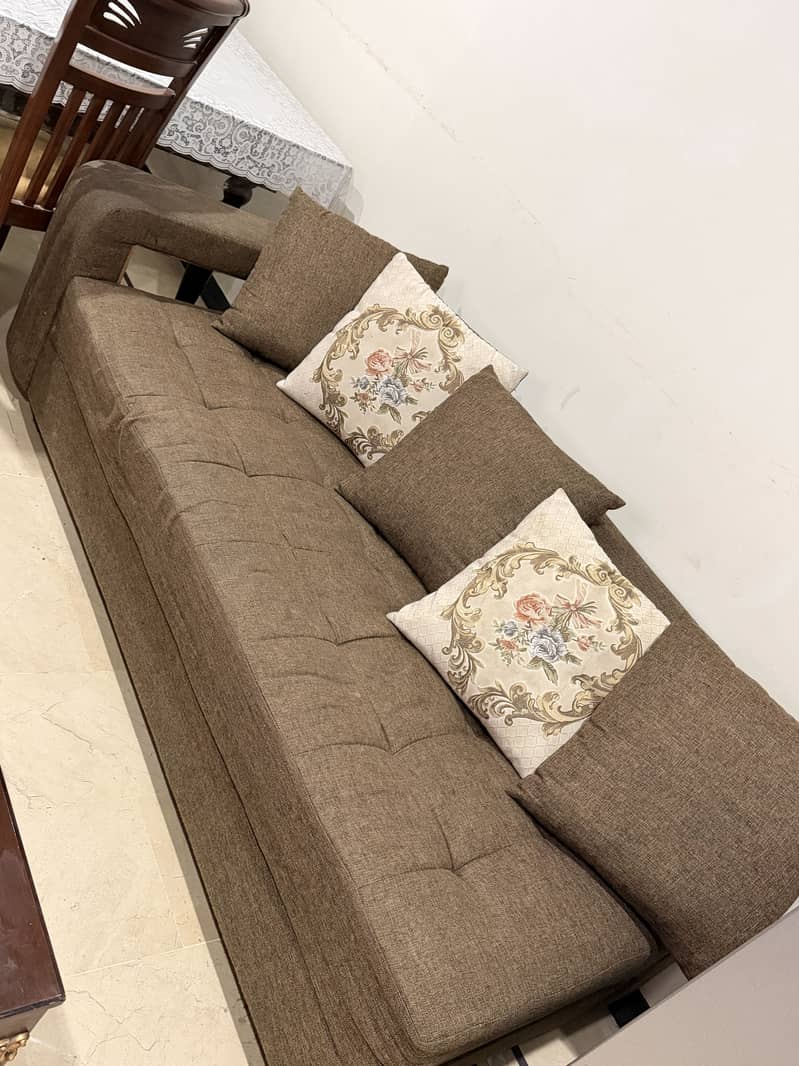 Sofa Set for Sale with one Stool 1