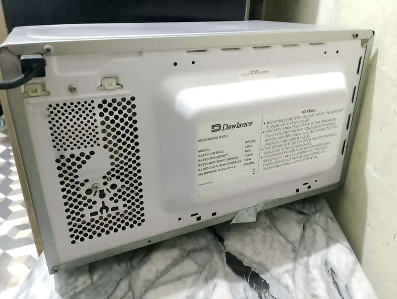 microwave over Dawlance 3