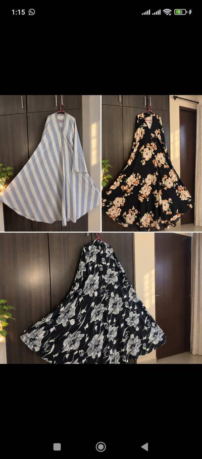 Preloved large new like abayas