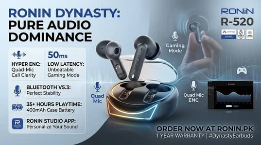 Ronin Dynasty R-520 Gaming Earbuds