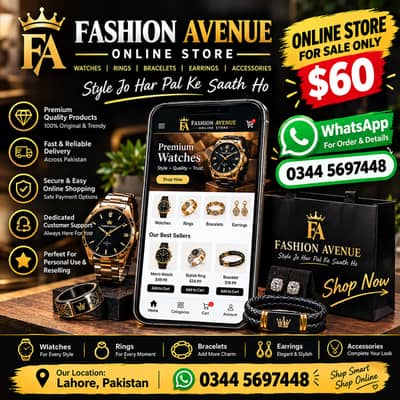 Online Store for Sale – Only $60 | WhatsApp Connected