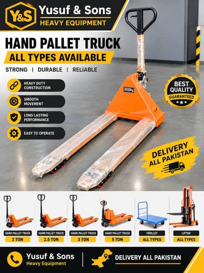Hand pallet truck, trolleys, lifter available For Sale
