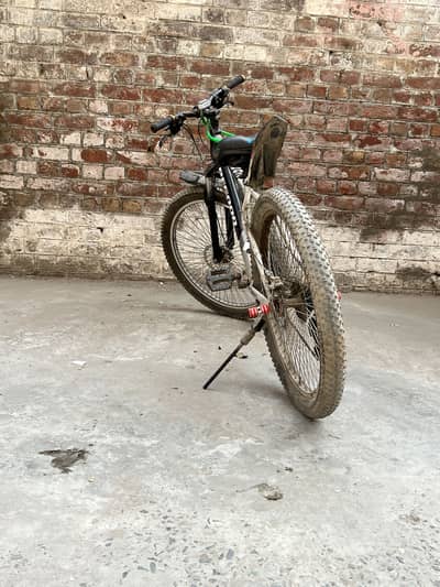 Bicycle in used condition .