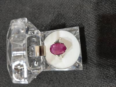 Real Ruby (yaqoot) ring