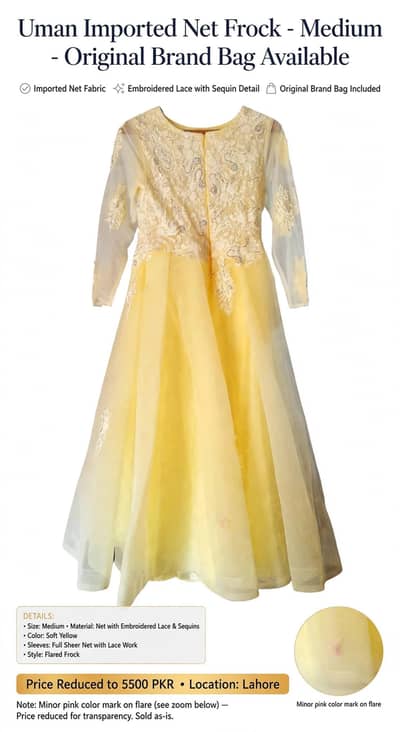 oman important net frok off white