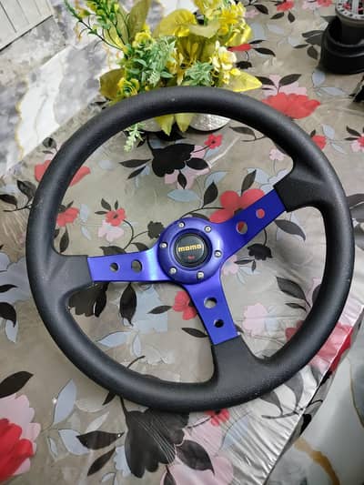 Momo Deep Dish Steering Wheel available for Sale with boss kit
