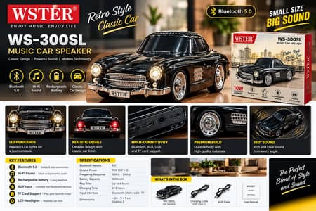 Bluetooth car speaker \ wireless car speaker \ car shaped speaker
