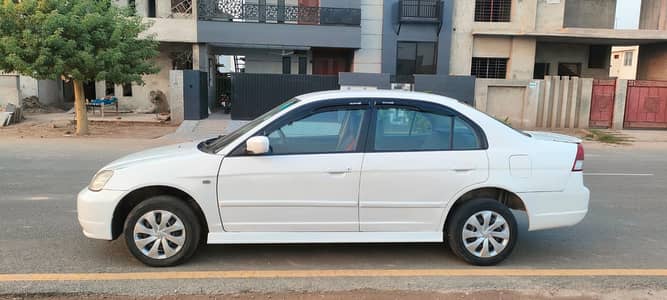 Honda Civic 2002 for Sale | VTi Oriel | White Color | Android LCD