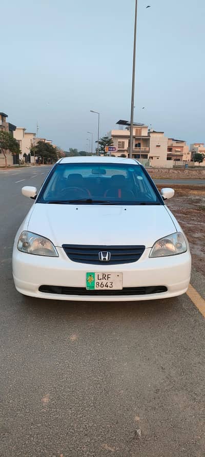 Honda Civic 2002 for Sale | VTi Oriel | White Color | Android LCD