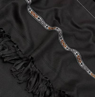 winter wool shawl with
