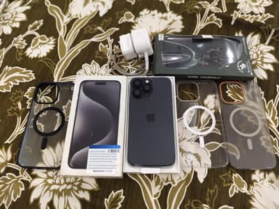 Location Gujranwala iPhone 15 Pro MaxJV 256 GBwith Box and charger