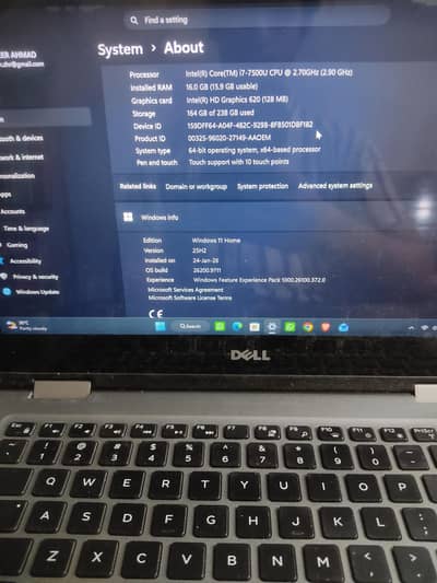 Dell Inspiron 13 5378 i7 7th gen