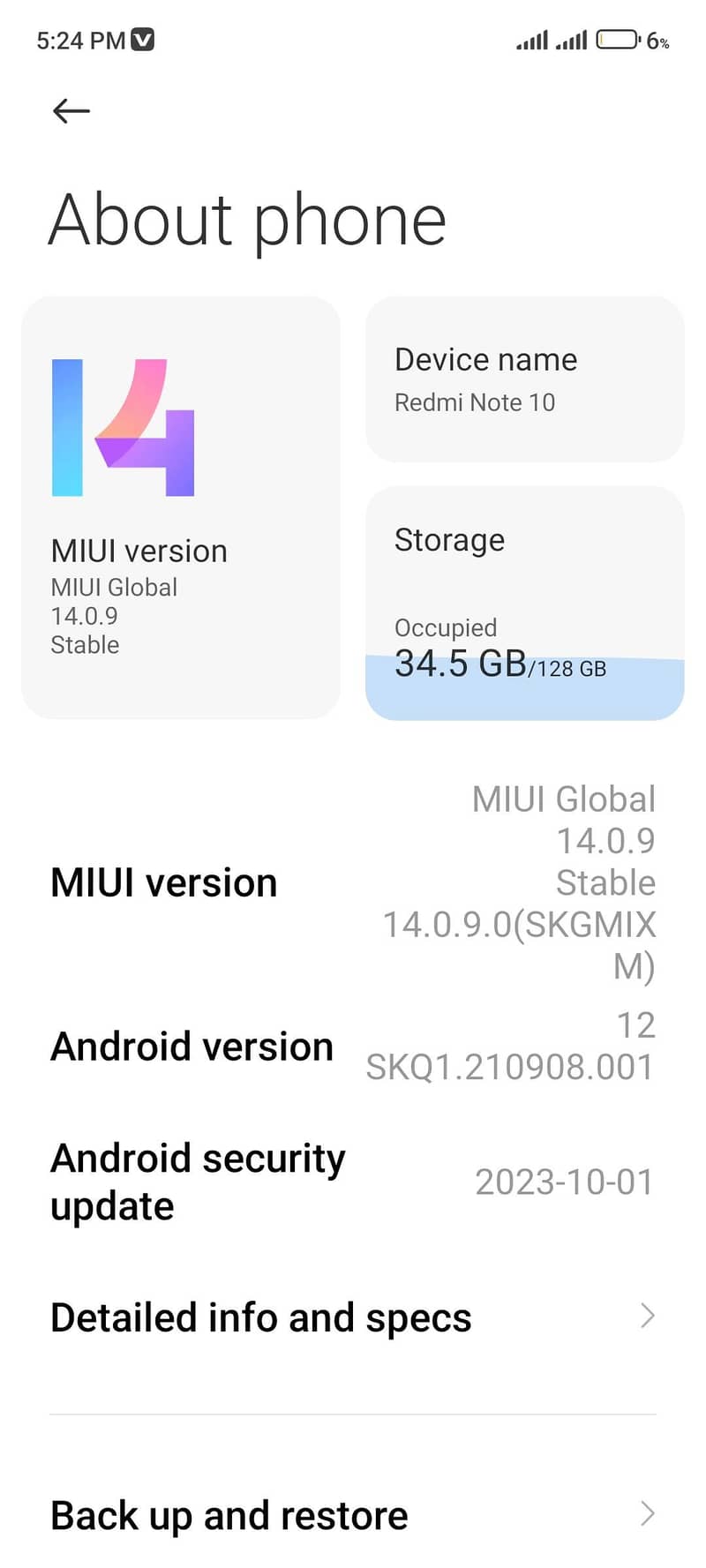 Xiaomi Mi Note 10 5