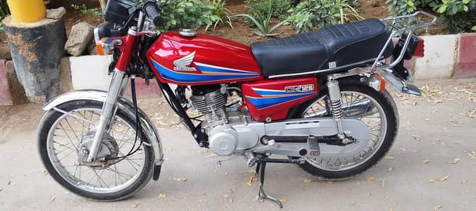 Honda CG 125 Lahore number full modified