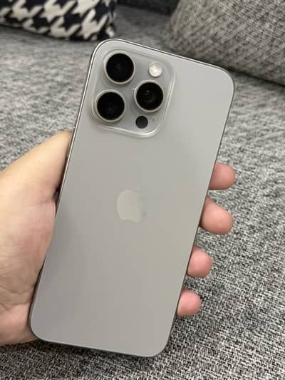 iPhone 15 Pro Max 256GB JV Natural | Battery Health Service | With Box