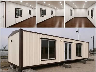 container office residential office prefab security cabin and washroom