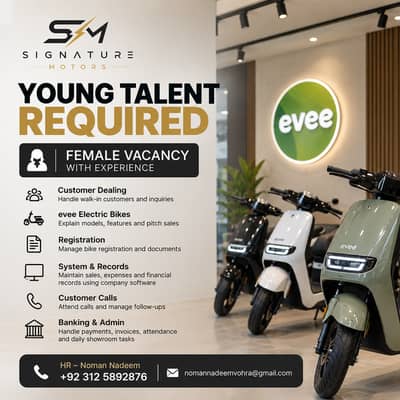 Authorised Dealership of evee