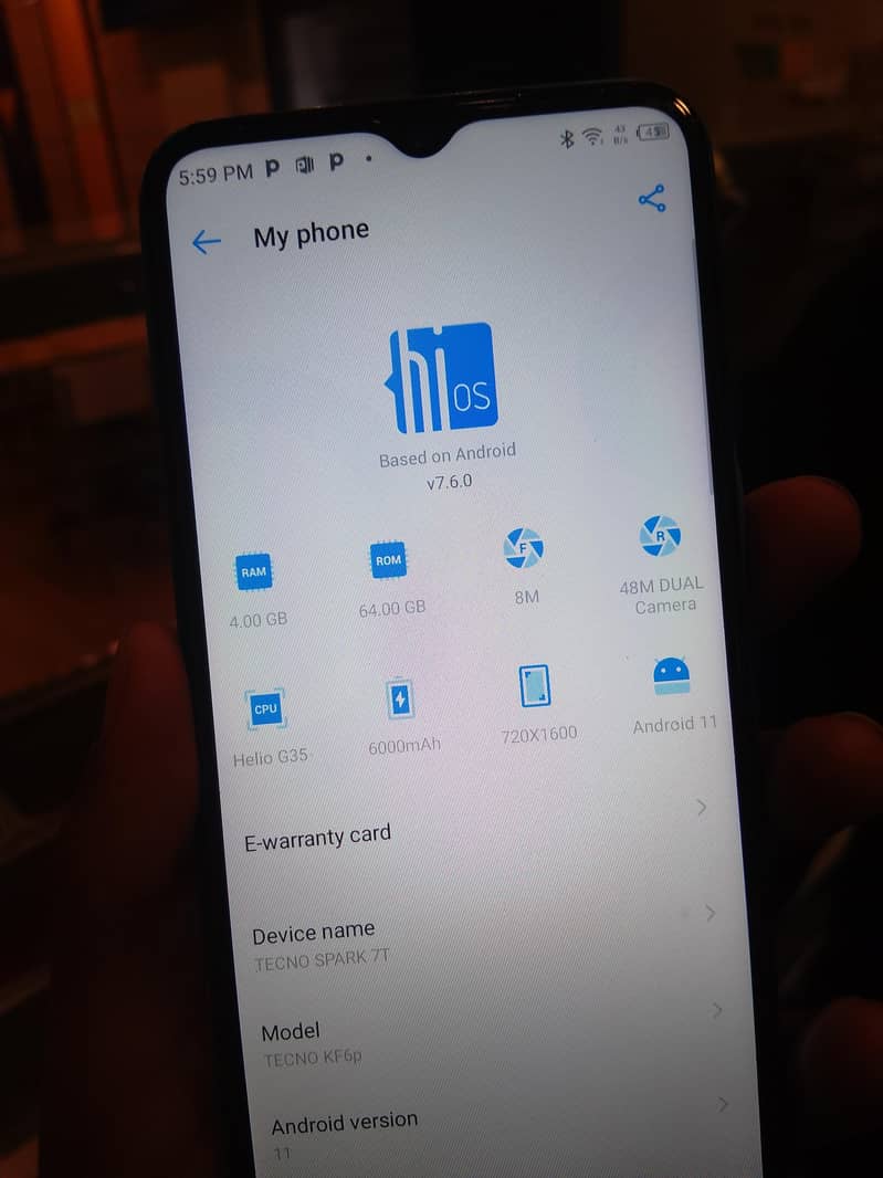 tecno spark 7T 1