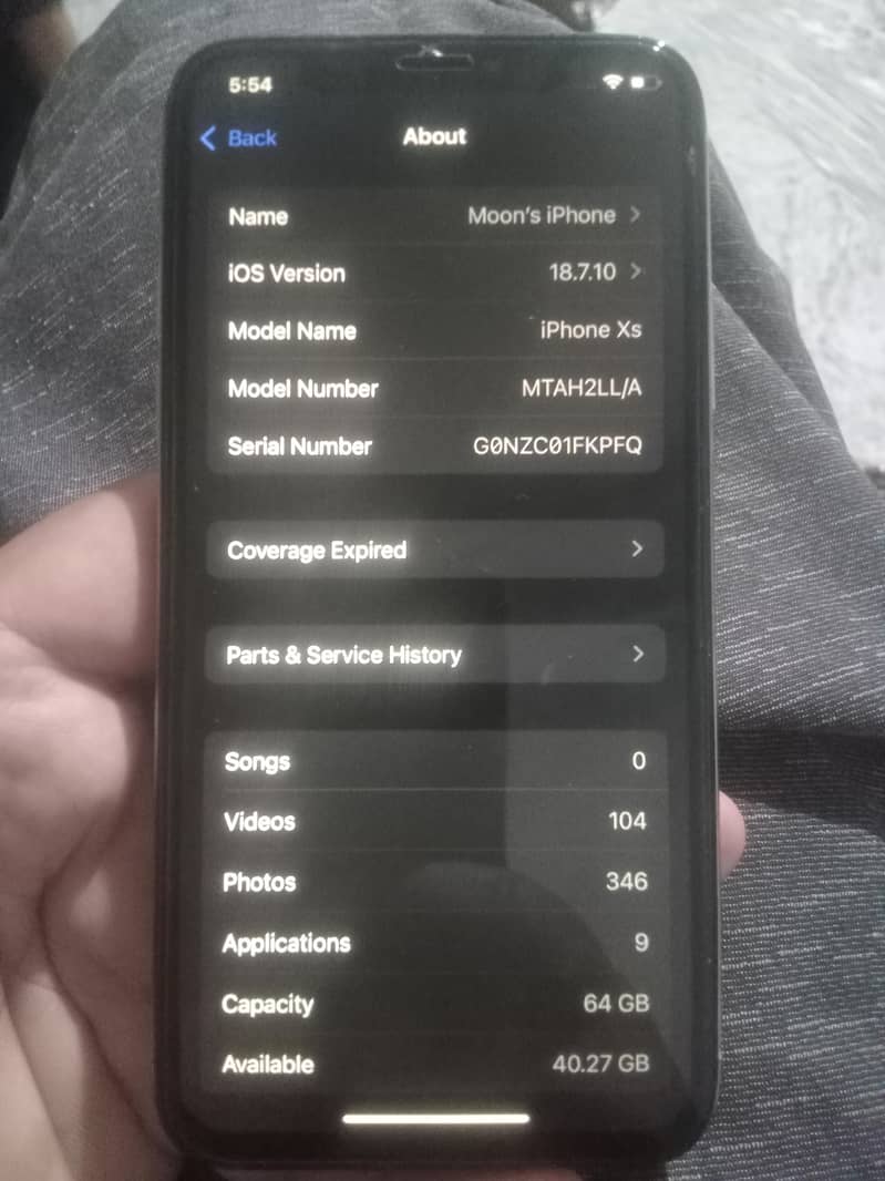 Apple iPhone XS 2