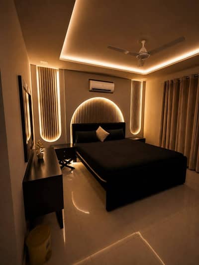 Daily Basis Apartment & Rooms Per day Perweek Short stay Available in E-11 Islamabad