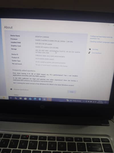 hp laptop selling