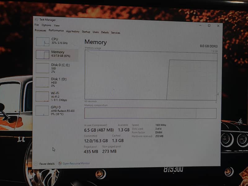 Core i3, 8GB RAM, AMD GPU 1