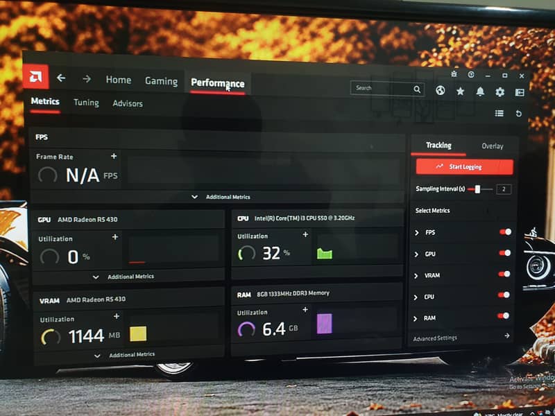 Core i3, 8GB RAM, AMD GPU 2