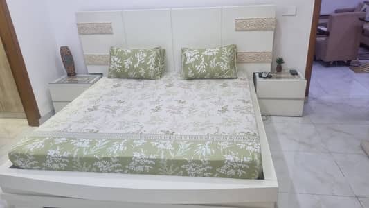 King Bed Set including Dressing, Chester, and side tables