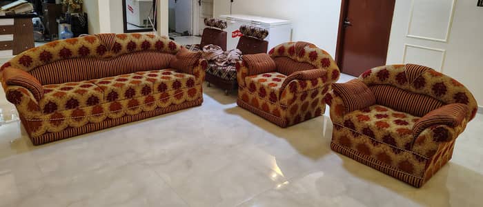 5 seater sofa set in good condition