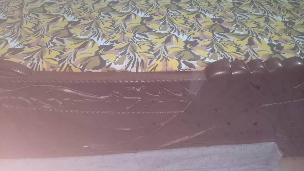 Bed plus side tables with dressing table  only 3